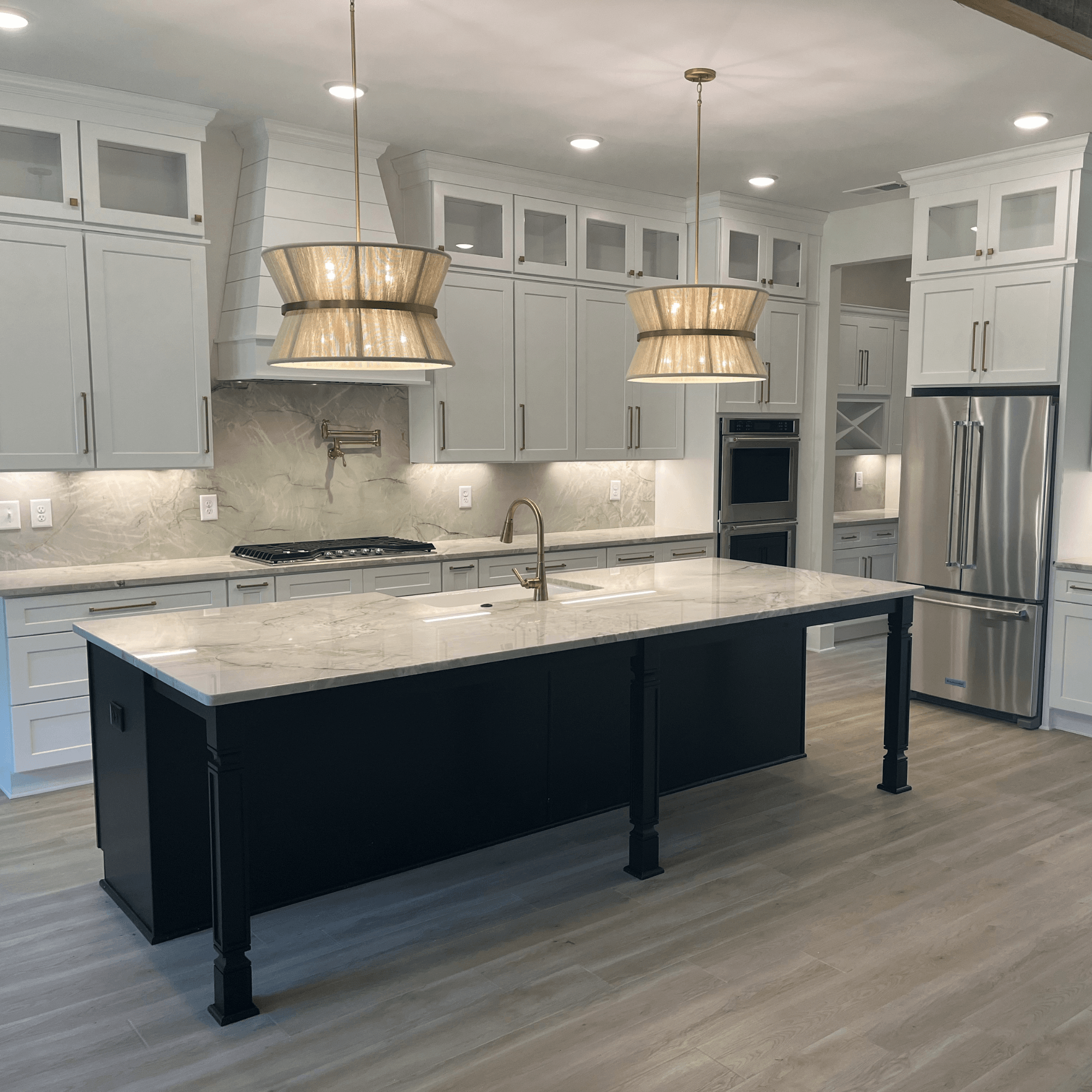 Clean, simple, square frame with a flat center panel