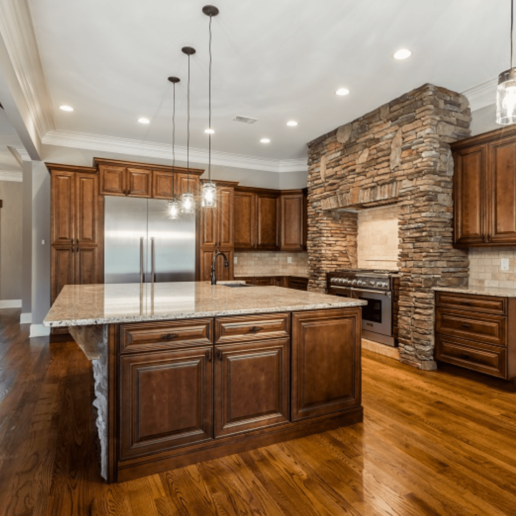 Deep dramatic wood tones