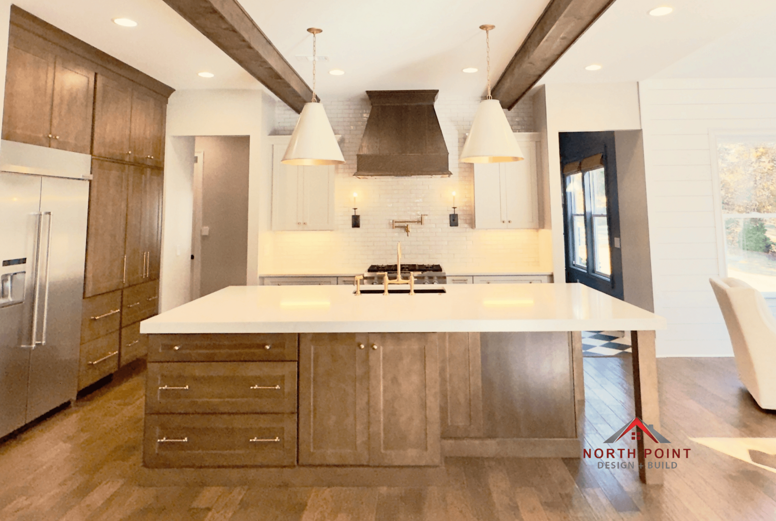 LIght wood kitchen with details